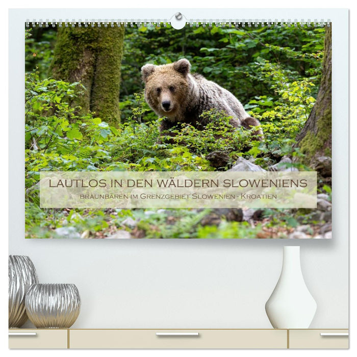 Lautlos in den Wäldern Sloweniens (CALVENDO Premium Wandkalender 2026)