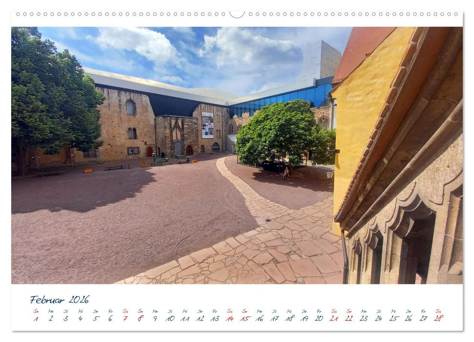 Halle an der Saale. Wir schlendern durch die Heimat von Georg Friedrich Händel (CALVENDO Wandkalender 2026)