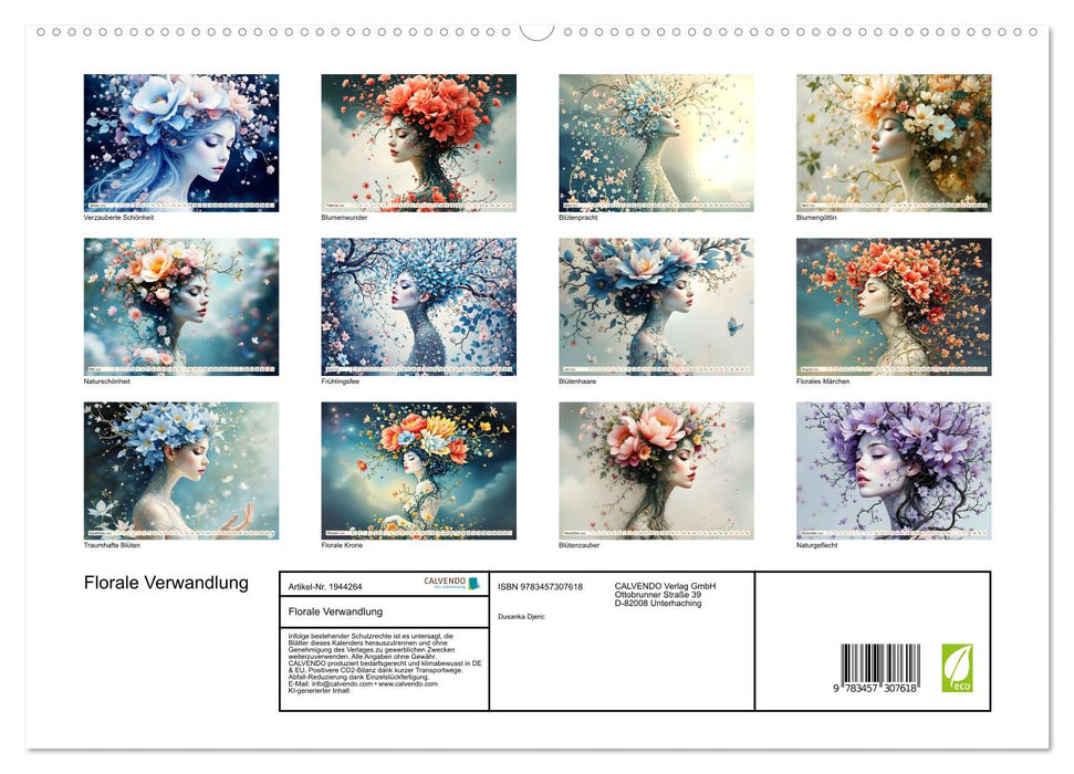 Florale Verwandlung (CALVENDO Premium Wandkalender 2026)