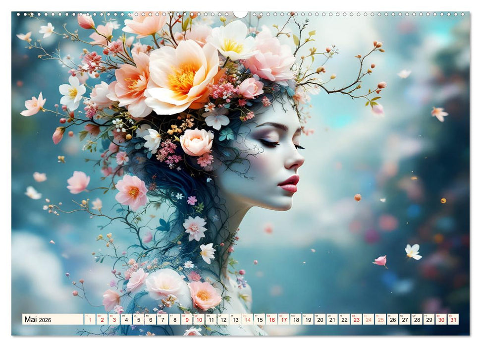 Florale Verwandlung (CALVENDO Premium Wandkalender 2026)