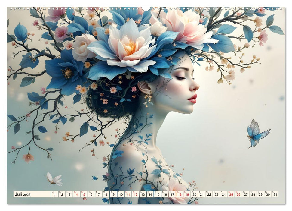 Florale Verwandlung (CALVENDO Premium Wandkalender 2026)