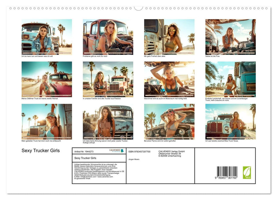 Sexy Trucker Girls (CALVENDO Premium Wandkalender 2026)
