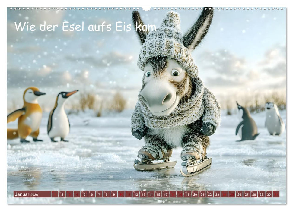 Witzige Weisheiten für Kinder (CALVENDO Wandkalender 2026)