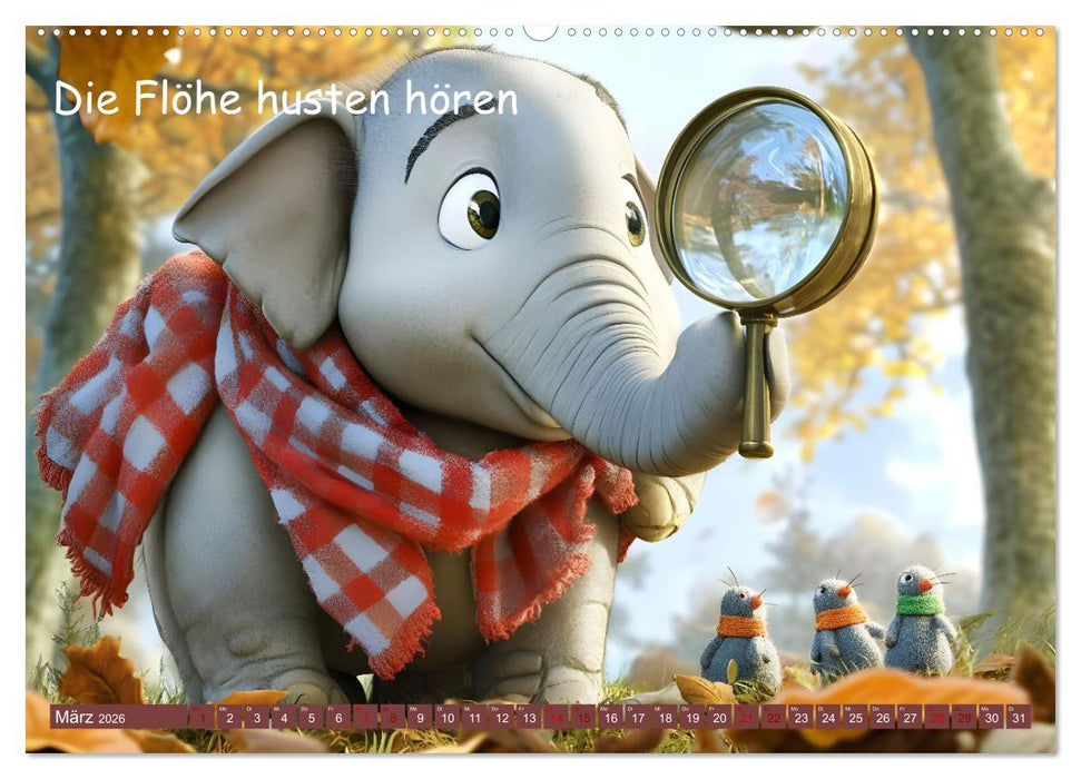 Witzige Weisheiten für Kinder (CALVENDO Wandkalender 2026)