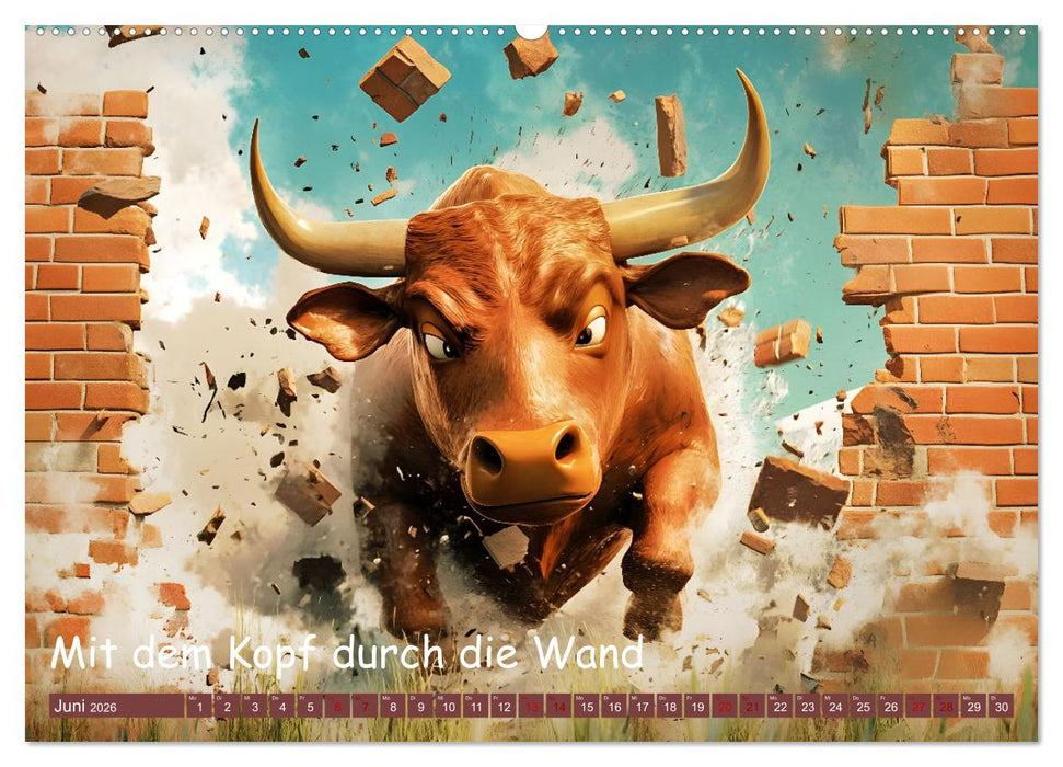 Witzige Weisheiten für Kinder (CALVENDO Wandkalender 2026)