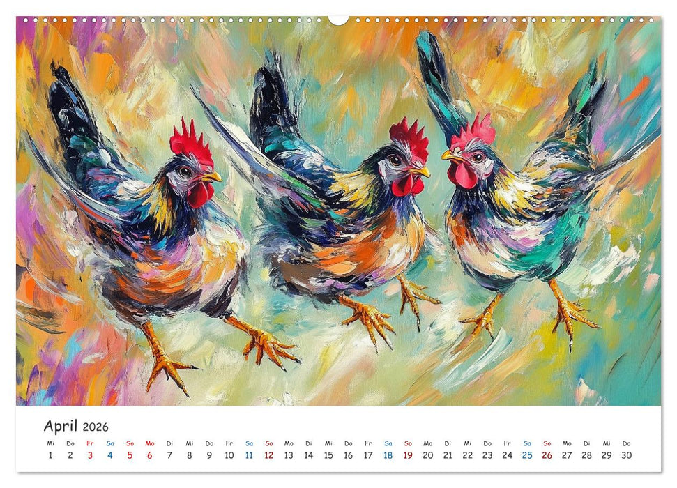 Tiere in der Kunst (CALVENDO Wandkalender 2026)
