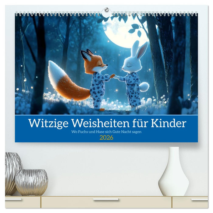 Witzige Weisheiten für Kinder (CALVENDO Premium Wandkalender 2026)