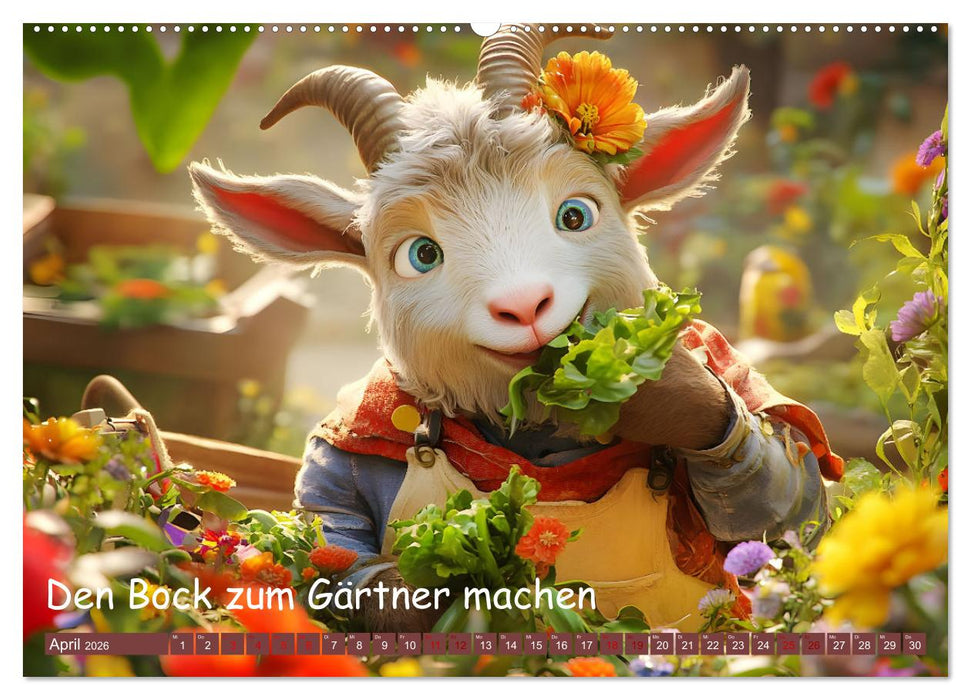 Witzige Weisheiten für Kinder (CALVENDO Premium Wandkalender 2026)