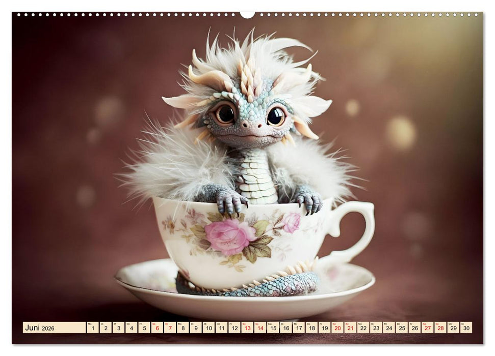 Süße Babydrachen (CALVENDO Wandkalender 2026)