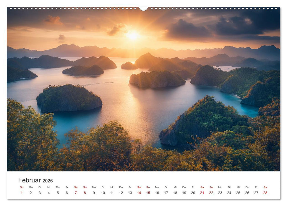 Sehnsucht nach dem Paradies - Tropische Inselträume (CALVENDO Wandkalender 2026)