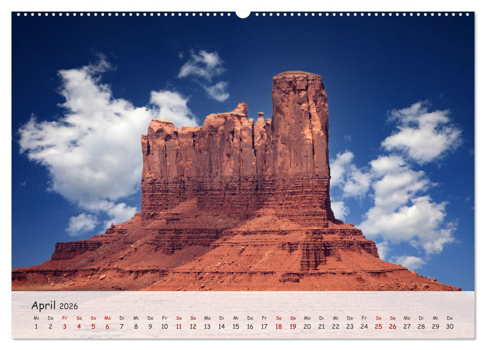 Monument Valley - Faszinierende Westernkulisse in den USA (CALVENDO Wandkalender 2026)