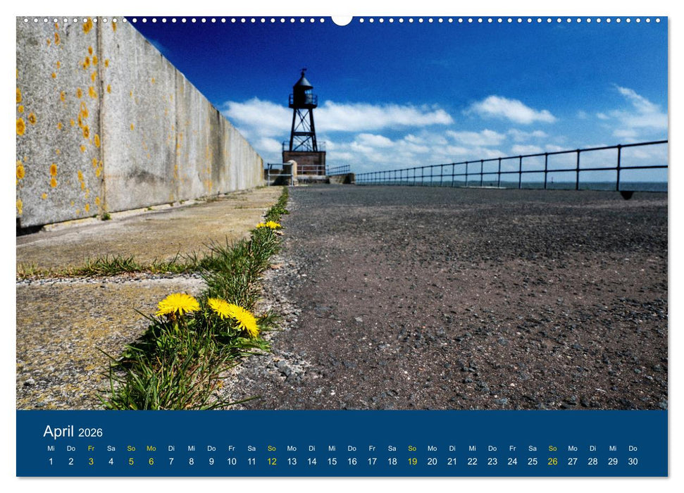 Die Nordmole in Wilhelmshaven. Historisches Relikt und Lieblingsort. (CALVENDO Premium Wandkalender 2026)