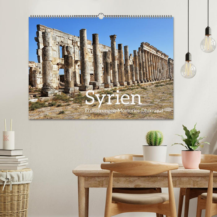 Syrien Erinnerungen Memories Dhikrayat (CALVENDO Wandkalender 2026)
