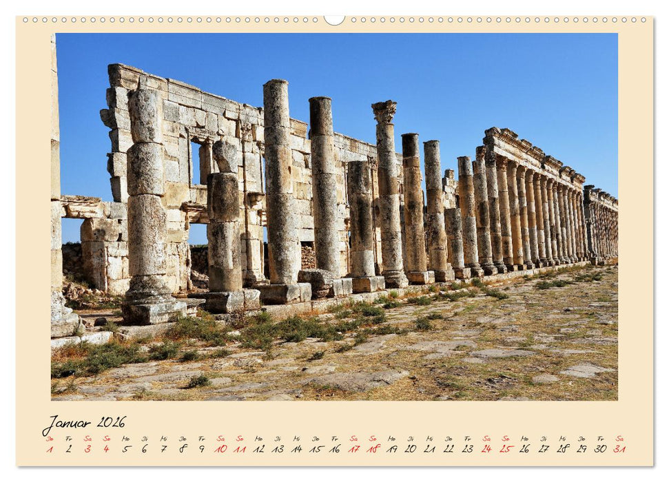 Syrien Erinnerungen Memories Dhikrayat (CALVENDO Wandkalender 2026)