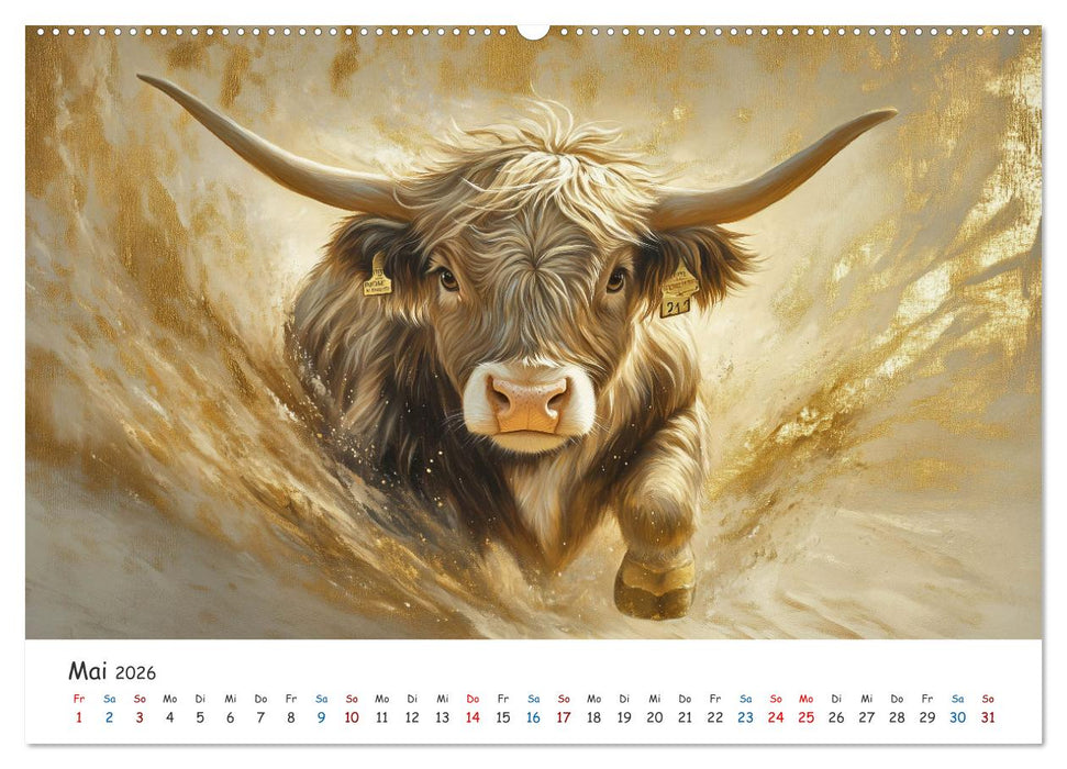 Tiere in der Kunst (CALVENDO Premium Wandkalender 2026)