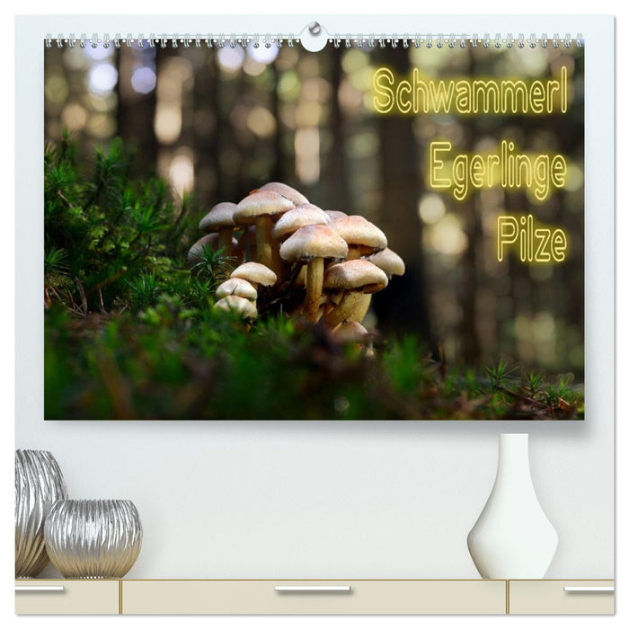 Schwammerl Egerlinge Pilze (CALVENDO Premium Wandkalender 2026)