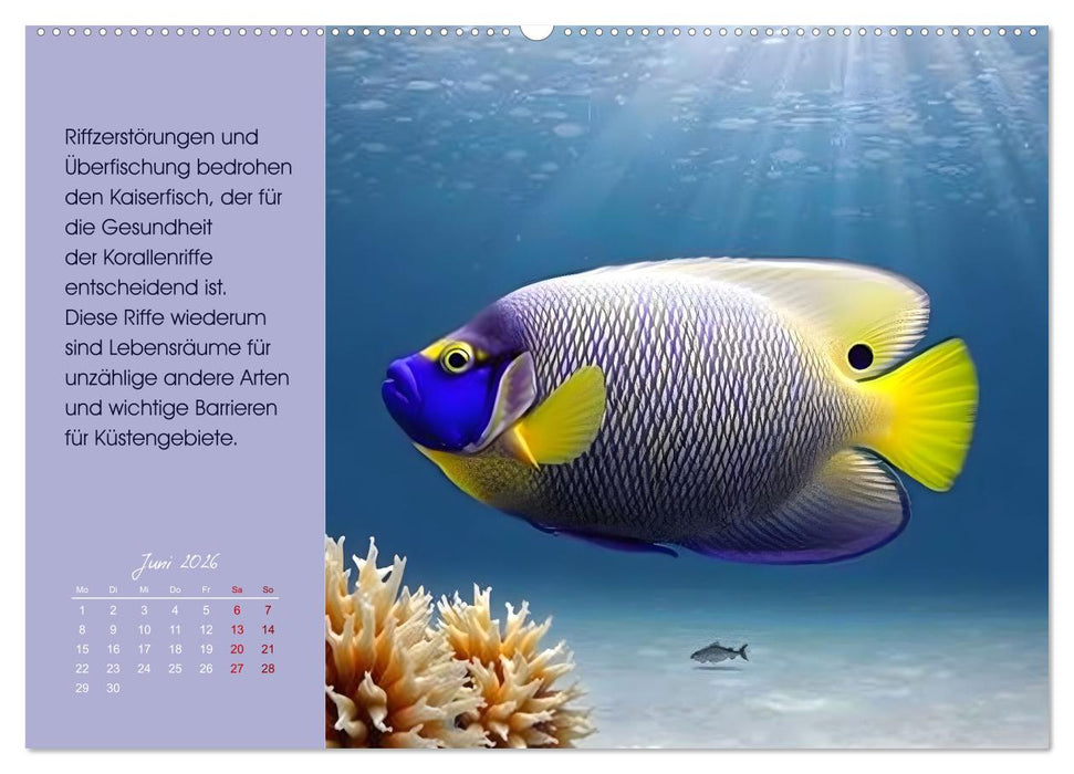 Meerestiere in Gefahr - Unsere Ozeane, unsere Verantwortung (CALVENDO Wandkalender 2026)