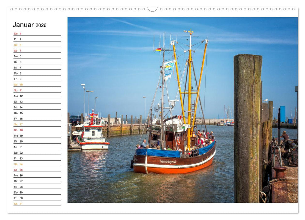 Ostfriesland - maritim pur (CALVENDO Premium Wandkalender 2026)
