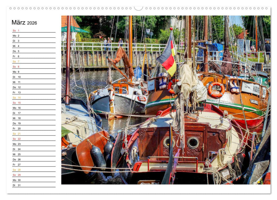 Ostfriesland - maritim pur (CALVENDO Premium Wandkalender 2026)