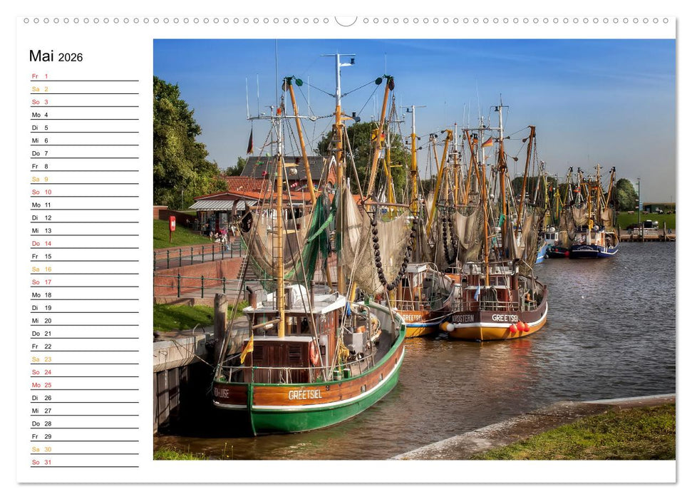 Ostfriesland - maritim pur (CALVENDO Premium Wandkalender 2026)