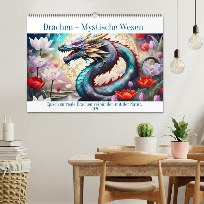 Drachen - Mystische Wesen (CALVENDO Wandkalender 2026)