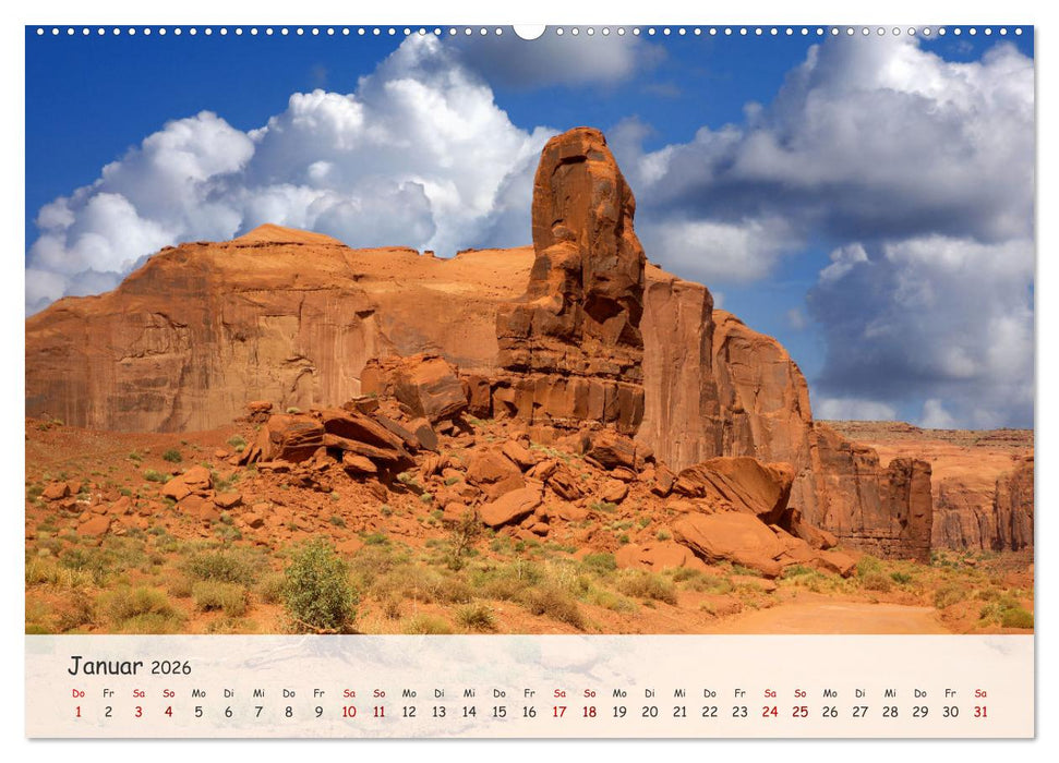 Monument Valley - Faszinierende Westernkulisse in den USA (CALVENDO Premium Wandkalender 2026)