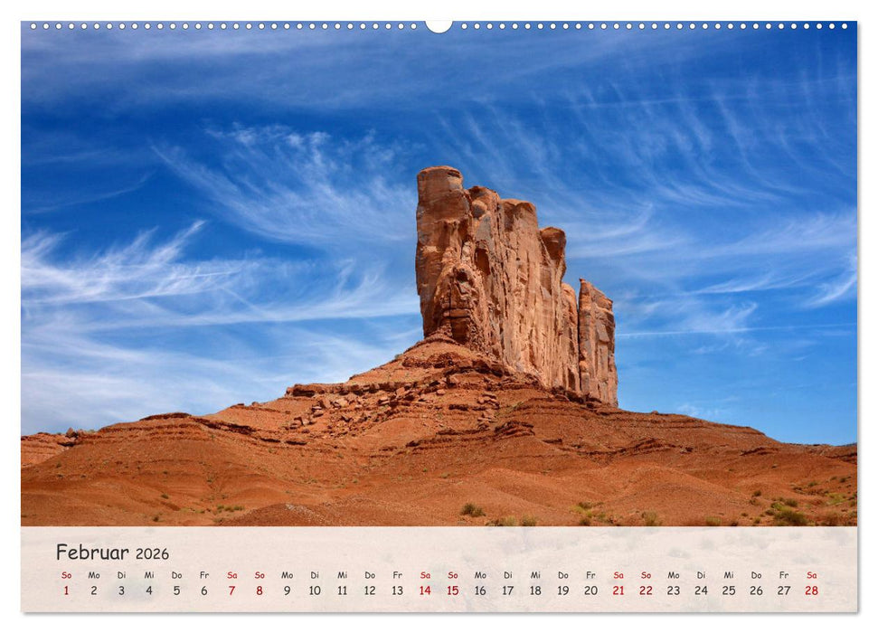 Monument Valley - Faszinierende Westernkulisse in den USA (CALVENDO Premium Wandkalender 2026)