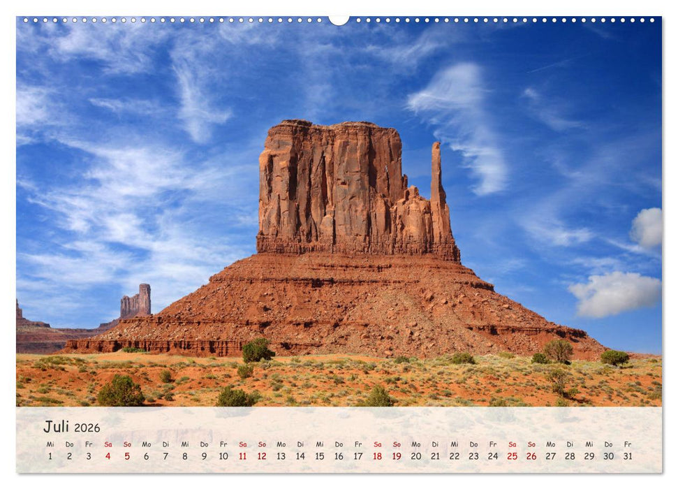 Monument Valley - Faszinierende Westernkulisse in den USA (CALVENDO Premium Wandkalender 2026)