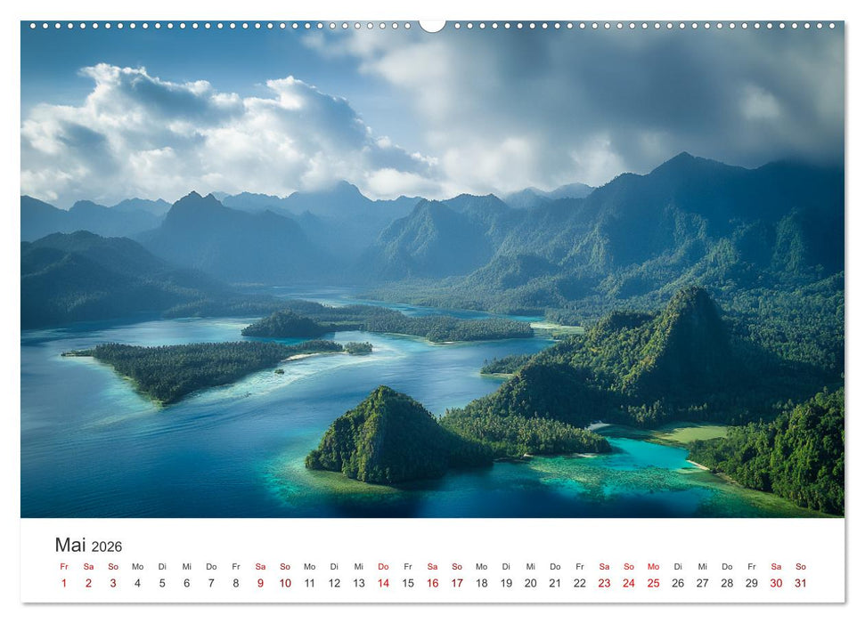 Sehnsucht nach dem Paradies - Tropische Inselträume (CALVENDO Premium Wandkalender 2026)