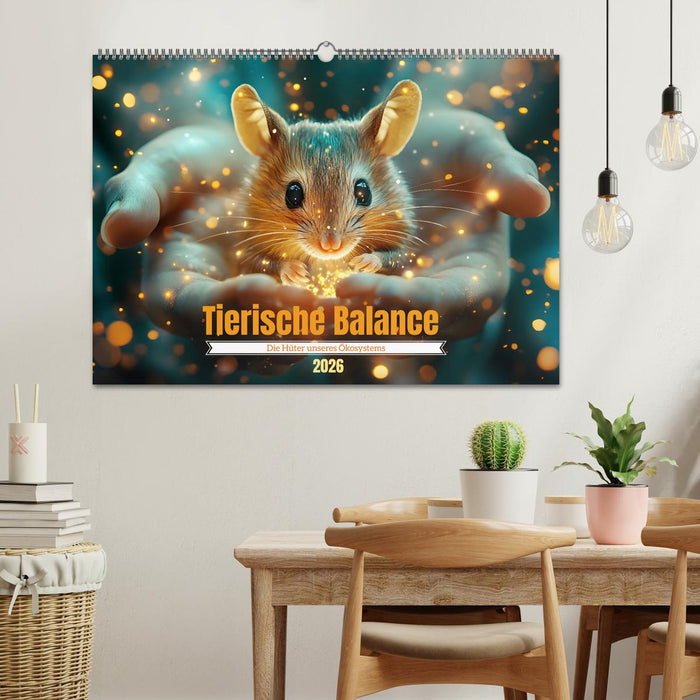 Tierische Balance (CALVENDO Wandkalender 2026)
