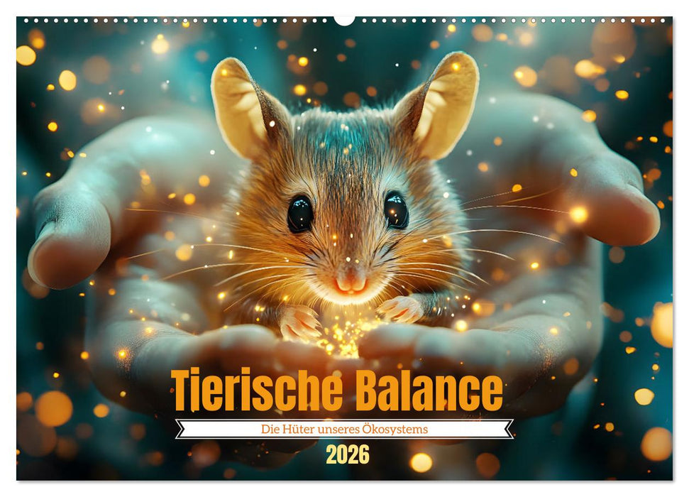Tierische Balance (CALVENDO Wandkalender 2026)