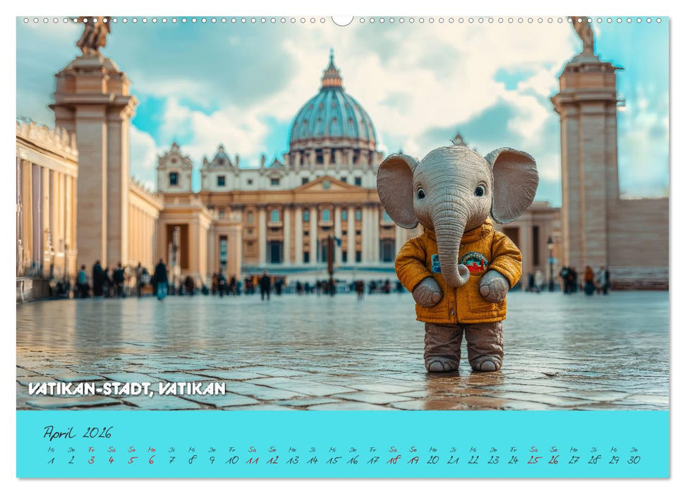 Die Mikrofanten auf Europareise (CALVENDO Wandkalender 2026)