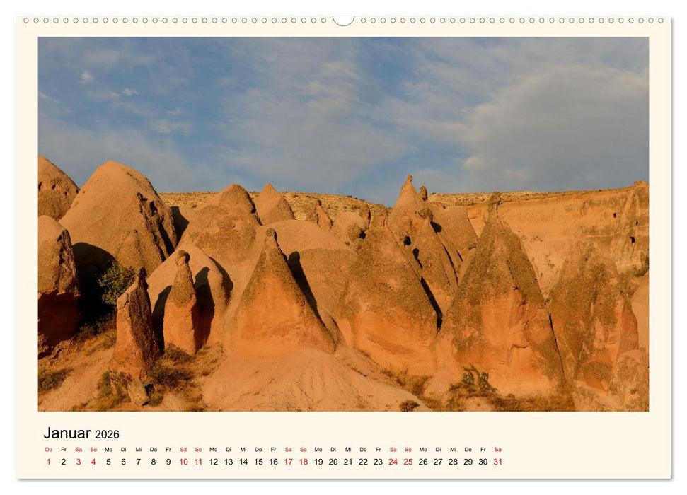 Kappadokien, im Land der Feenkamine (CALVENDO Premium Wandkalender 2026)
