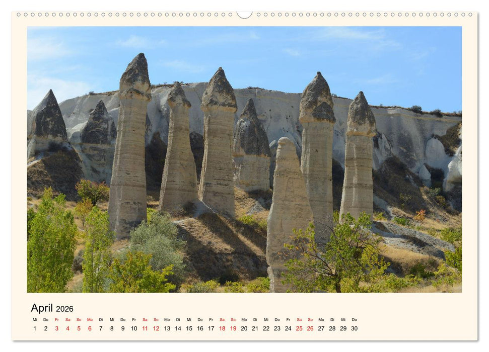 Kappadokien, im Land der Feenkamine (CALVENDO Premium Wandkalender 2026)
