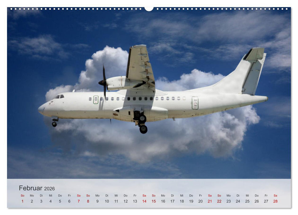Flugzeuge über den Wolken (CALVENDO Premium Wandkalender 2026)