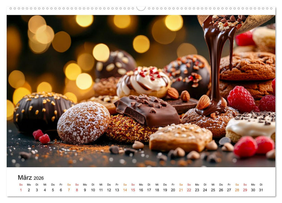 Schätze der Confiserie Kunst (CALVENDO Wandkalender 2026)