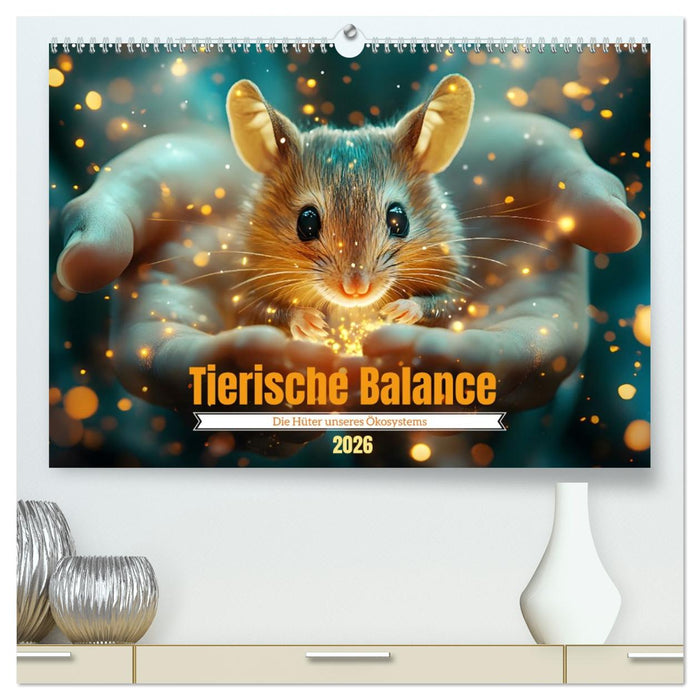 Tierische Balance (CALVENDO Premium Wandkalender 2026)