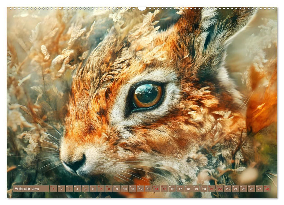 Tierische Balance (CALVENDO Premium Wandkalender 2026)