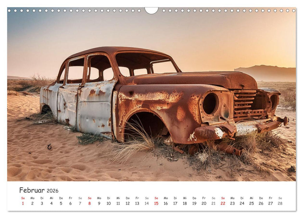 KI - Lost Places aus dem Rechner (CALVENDO Wandkalender 2026)