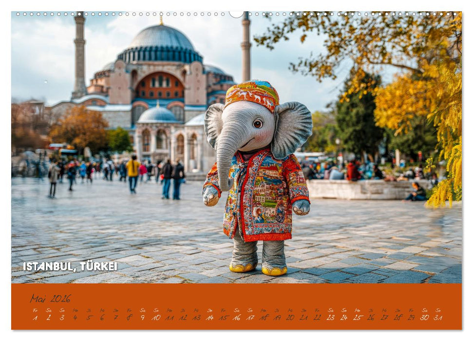 Die Mikrofanten auf Europareise (CALVENDO Premium Wandkalender 2026)