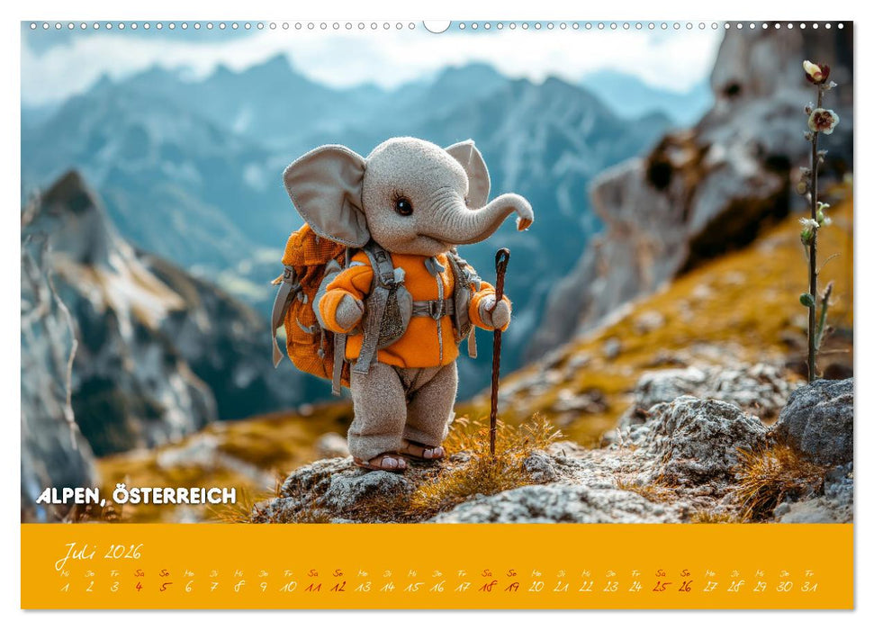 Die Mikrofanten auf Europareise (CALVENDO Premium Wandkalender 2026)