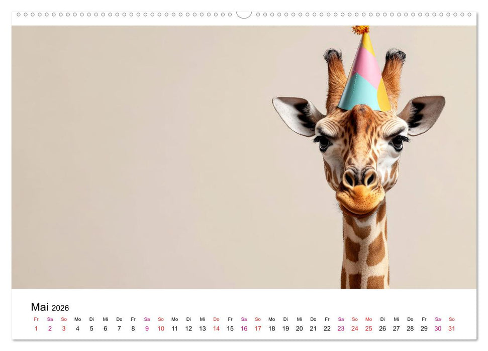 Kreativ Kalender - Tiere & eigene Ideen (CALVENDO Wandkalender 2026)