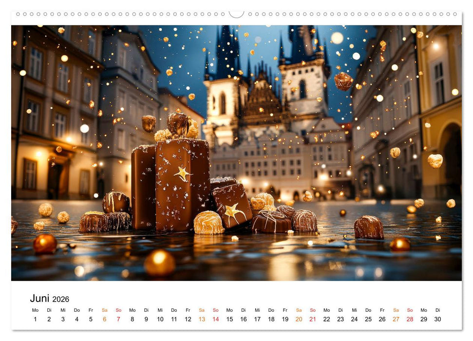 Süße Skyline Symphonie (CALVENDO Wandkalender 2026)