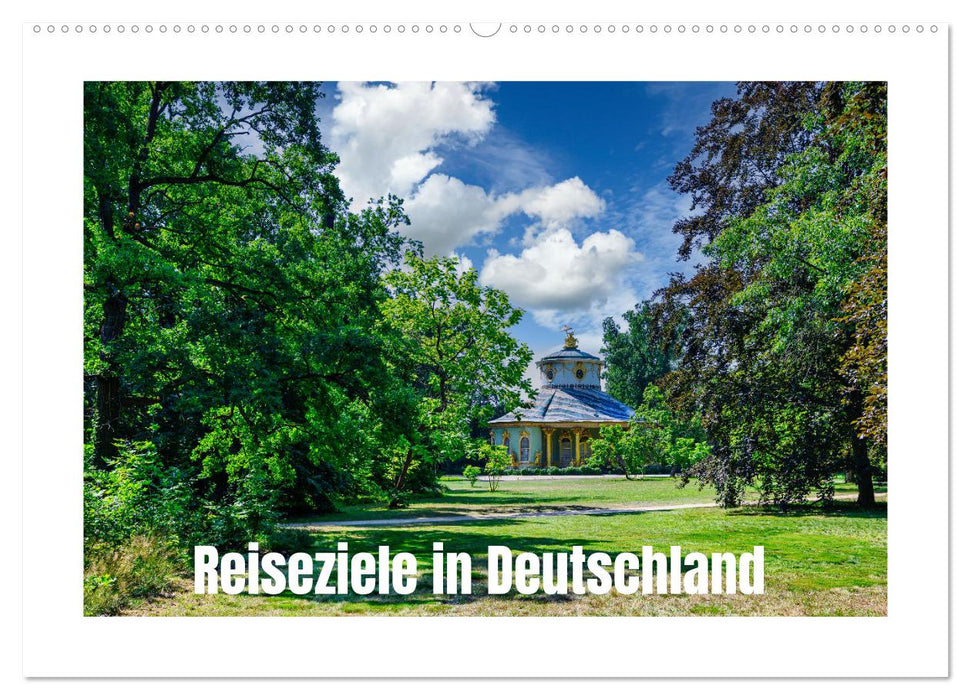 Reiseziele in Deutschland (CALVENDO Wandkalender 2026)