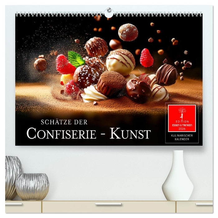 Schätze der Confiserie Kunst (CALVENDO Premium Wandkalender 2026)
