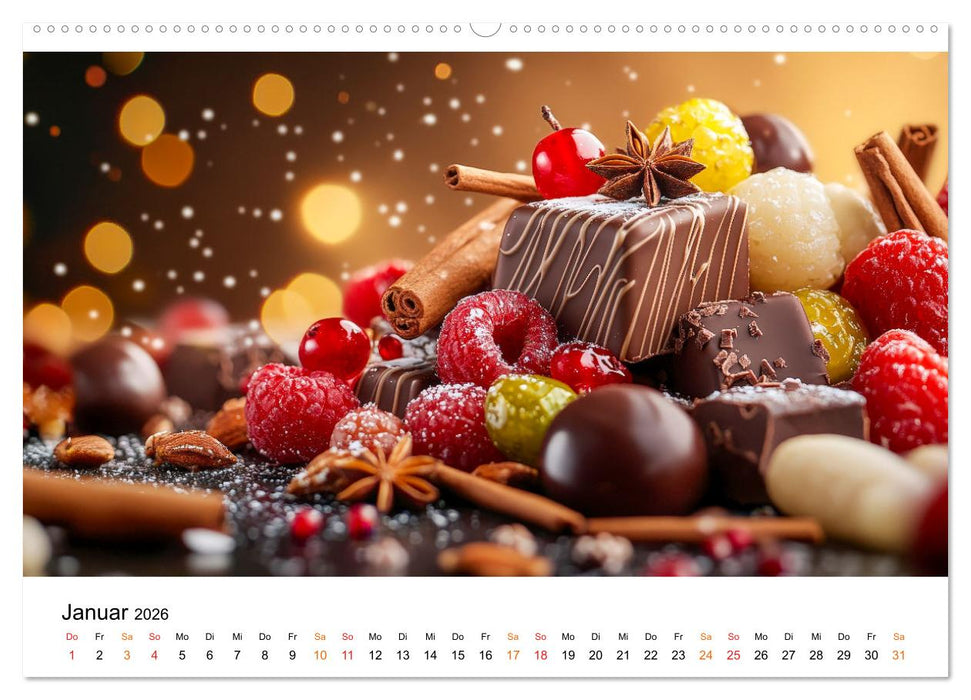 Schätze der Confiserie Kunst (CALVENDO Premium Wandkalender 2026)