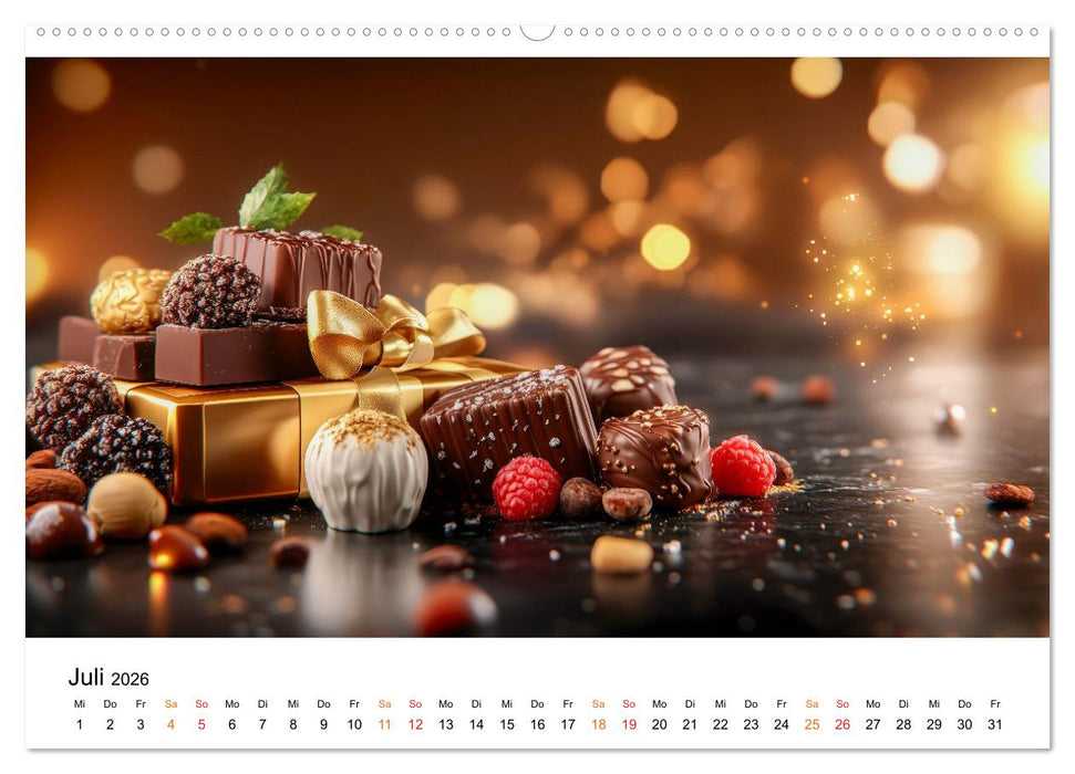 Schätze der Confiserie Kunst (CALVENDO Premium Wandkalender 2026)