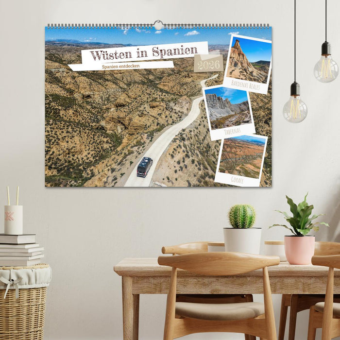 Wüsten in Spanien (CALVENDO Wandkalender 2026)