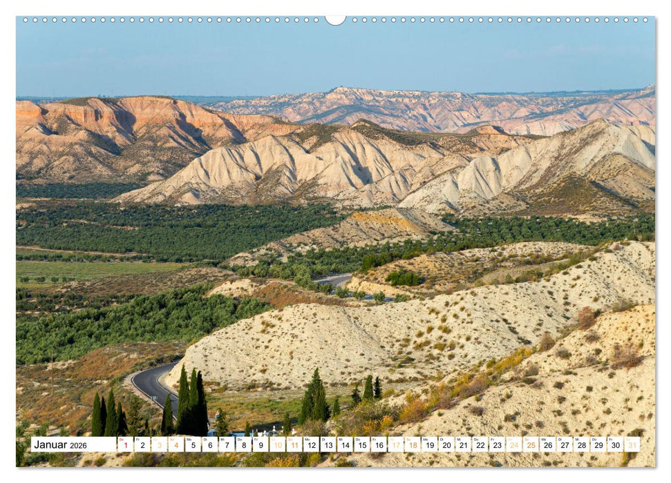 Wüsten in Spanien (CALVENDO Wandkalender 2026)