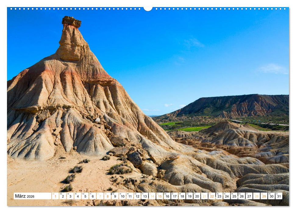 Wüsten in Spanien (CALVENDO Wandkalender 2026)